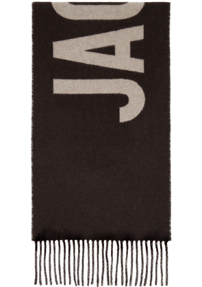 JACQUEMUS Brown 'The Jacquemus' Scarf