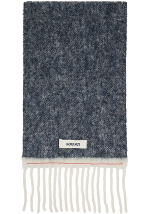 JACQUEMUS Navy 'The Carro' Scarf