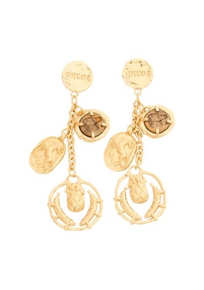 Medals earrings