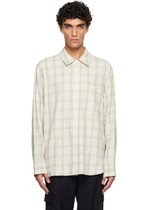 Solid Homme Beige Check Shirt
