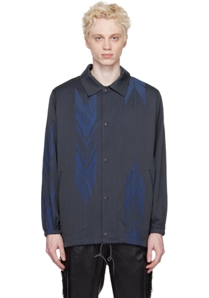 NEEDLES Navy Coach Jacket