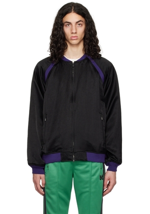 NEEDLES Black W.S.S. Bomber Jacket