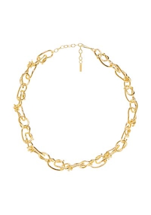 Knotted chain necklace