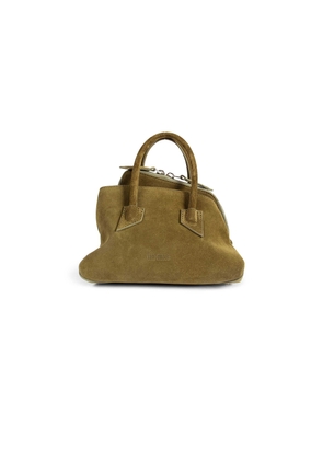 La Passeggiata Mini Suede Top Handle Bag