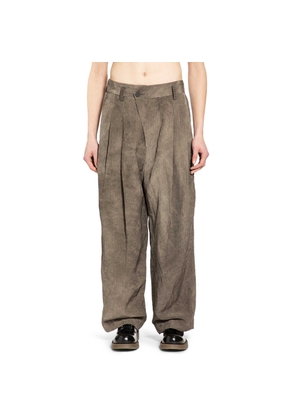 Drop Crotch Pleated Trousers