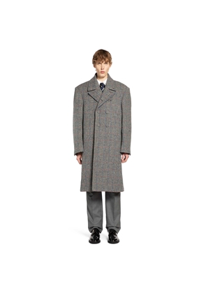 Oversized Peacoat in Hunting Tweed