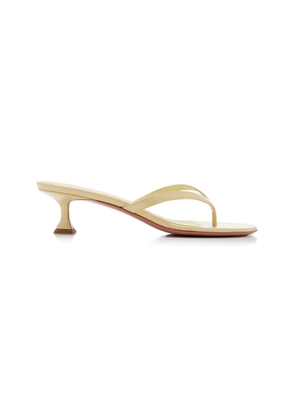 Amina Muaddi Juliette Patent Leather Sandals - Moda Operandi