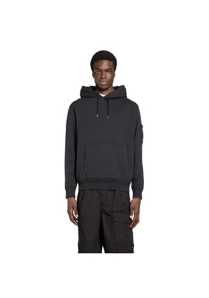 Cotton Diagonal Fleece Lens Hoodie