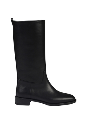 SALONDEJU Classic Leather Knee Boots - Moda Operandi