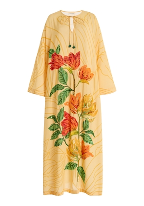 VERANDAH Exclusive Embellished Viscose Kaftan Dress - Moda Operandi