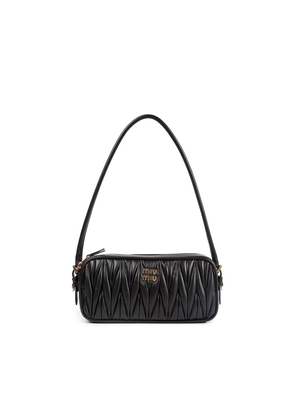 Pouch in nappa matelassé