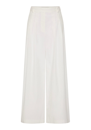 St. Agni Adjustable Cotton-Blend Palazzo Pants - Moda Operandi
