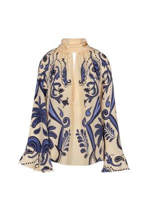 Johanna Ortiz Ritmo Sol Silk Top - Moda Operandi