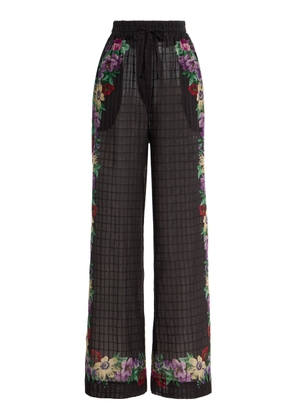 Sea Viktoria Cotton-Blend Floral Pants - Moda Operandi