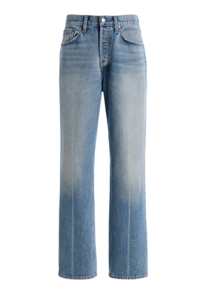 Agolde Lana Rigid Mid-Rise Straight-Leg Jeans - Moda Operandi
