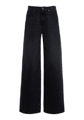 Brandon Maxwell The Callan Mid-Rise Wide-Leg Jeans - Moda Operandi
