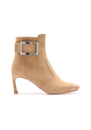Roger Vivier Trompette Suede Ankle Boots - Moda Operandi