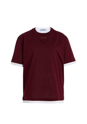 Prada Cotton Jersey T-Shirt - Moda Operandi