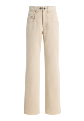 Isabel Marant Jeyda Rigid Mid-Rise Straight-Leg Jeans - Moda Operandi