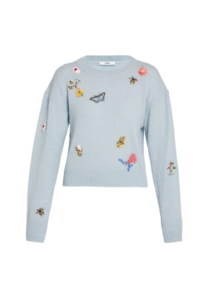Erdem Embellished Alpaca-Blend Sweater - Moda Operandi