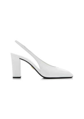 Prada Leather Slingback Pumps - Moda Operandi