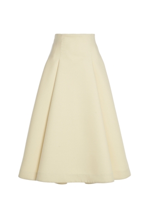 Bottega Veneta Compact-Knit Wool Midi Skirt - Moda Operandi