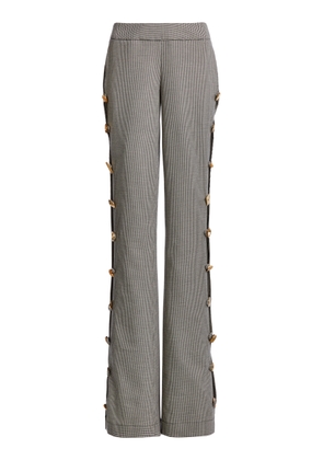 FRANÇOISE Emmanuelle Plaid Flared Pants - Moda Operandi