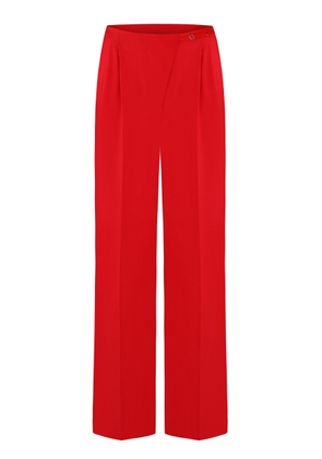 Anna October Noemie Satin Straight-Leg Pants - Moda Operandi
