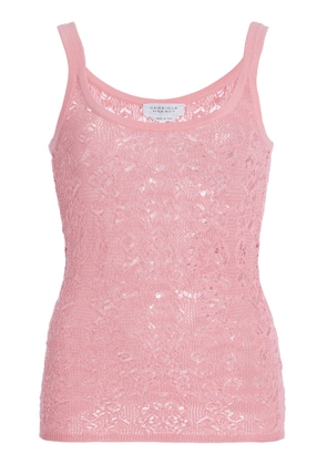 Gabriela Hearst Pontus Wool-Silk Lace Tank Top - Moda Operandi