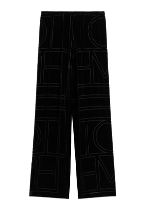 Toteme Monogram Devoré PJ Pants - Moda Operandi