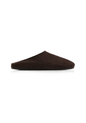 The Row Hudson Suede Slides - Moda Operandi