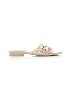 SIMKHAI McCall Laser-Cut Leather Sandals - Moda Operandi