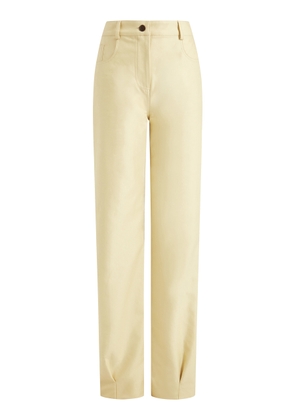 16Arlington Armine Cotton High-Rise Straight-Leg Jeans - Moda Operandi