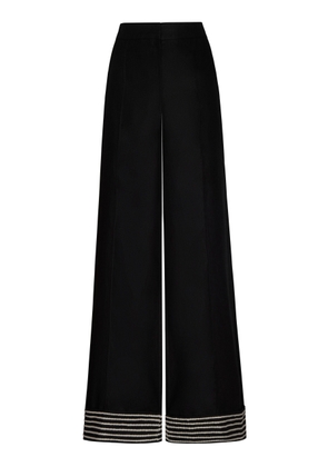 Andres Otalora Tu Sutileza Embroidered Linen Pants - Moda Operandi