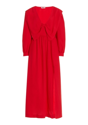 Miu Miu Satin Sable Dress - Moda Operandi