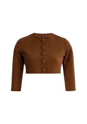 Lisa Marie Fernandez Seersucker Cardigan - Moda Operandi