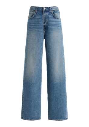 Agolde Ren Stretch High-Rise Wide-Leg Jeans - Moda Operandi