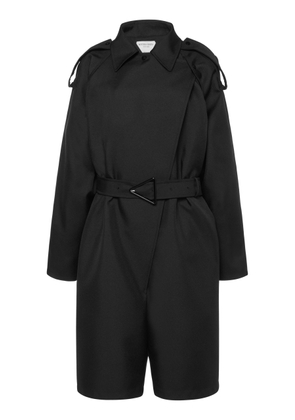 Bottega Veneta Belted Gabardine Jumpsuit - Moda Operandi