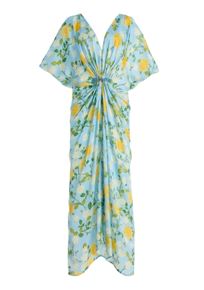 VERANDAH Hand-Draped Viscose-Cupro Gown - Moda Operandi