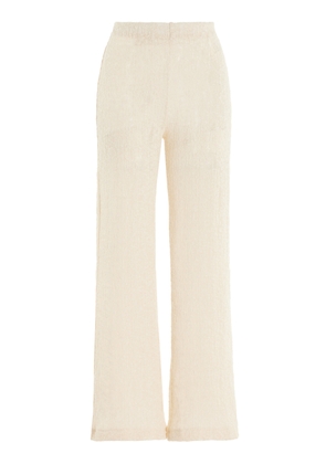 Bite Studios Whisper Organic Cotton Lace Cropped Pants - Moda Operandi