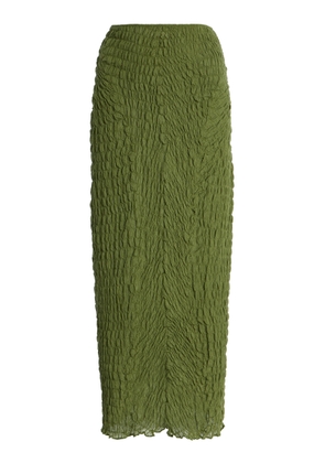 TG Botanical Wendy Shirred Cotton Maxi Skirt - Moda Operandi