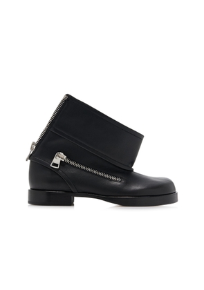 JW Anderson Leather Biker Boots - Moda Operandi