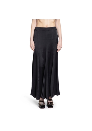 Fluid maxi skirt in Washed Silk satin