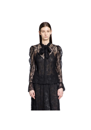 Lavallière Top in Floral Lace Jacquard