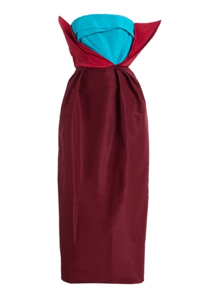 Christopher John Rogers Colorblocked Silk Tulip Gown - Moda Operandi