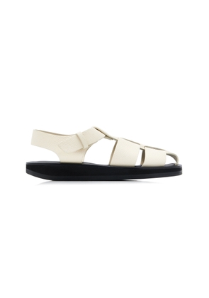 The Row Fisherman Leather Sandals  - Moda Operandi