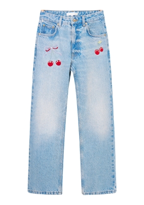 LoveShackFancy Sami Cotton Denim Pants - Moda Operandi