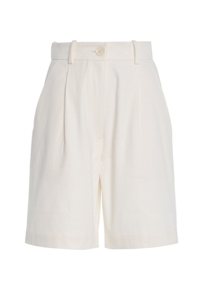 S.S.DALEY Clement Pleated Wool Shorts - Moda Operandi