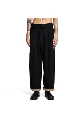 Pleated Drop Crotch Trousers
