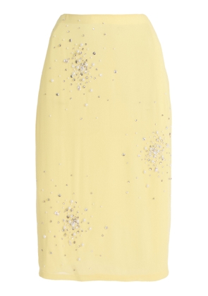 DES_PHEMMES Exclusive Riviera Embellished Midi Skirt - Moda Operandi